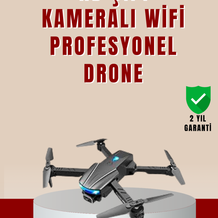 KESGİN MARKET ® Katlanabilir 4K Kamera Drone Uzaktan Kumandalı Profesyonel Drone