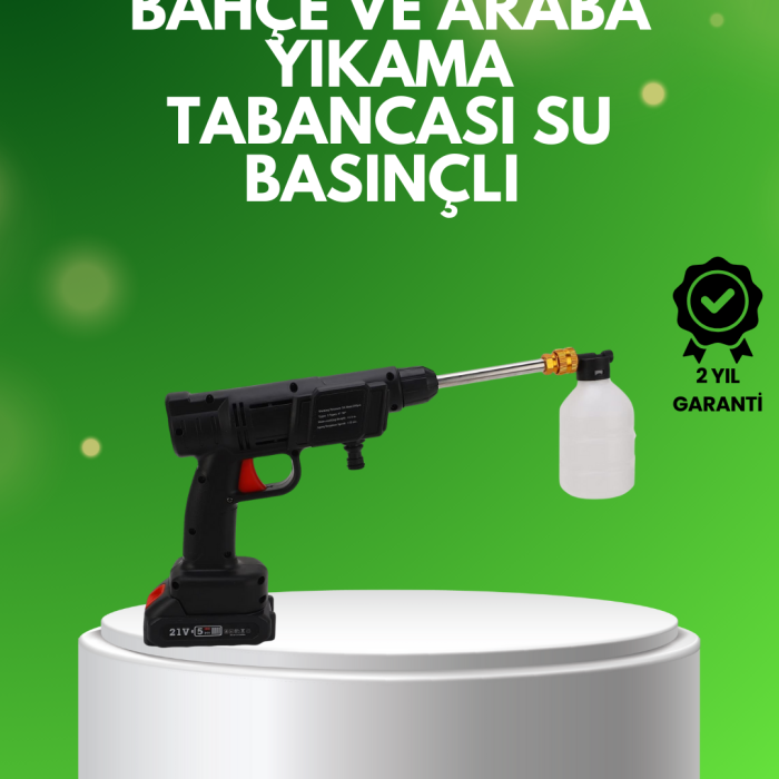 KESGİN MARKET ® Orijinal 48V Şarjlı Basınçlı Temizlik Tabancası 2025 A Kalite Seri