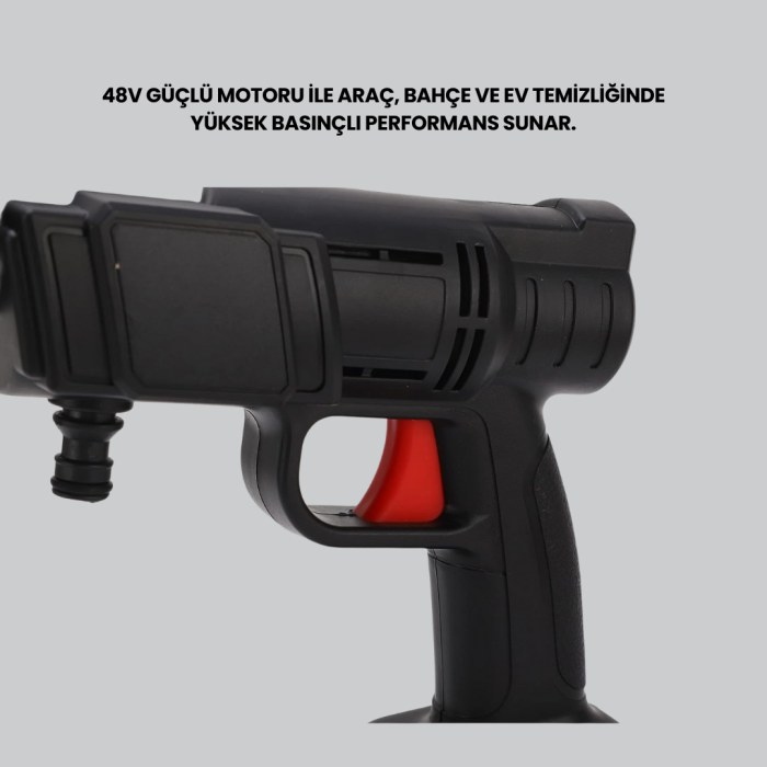 KESGİN MARKET ® 2025 Model 48V Şarjlı Basınçlı Yıkama Tabancası Orijinal Seri