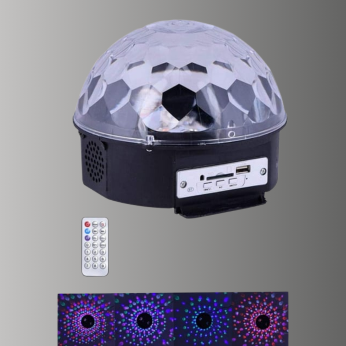 KESGİN MARKET ® Taşınabilir Bluetooth Disko Topu Uzaktan Kumandalı Işık Efektleri