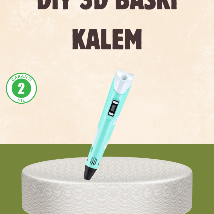 KESGİN MARKET ® ABS ve PLA Filament Destekli 3D Yazıcı Kalem
