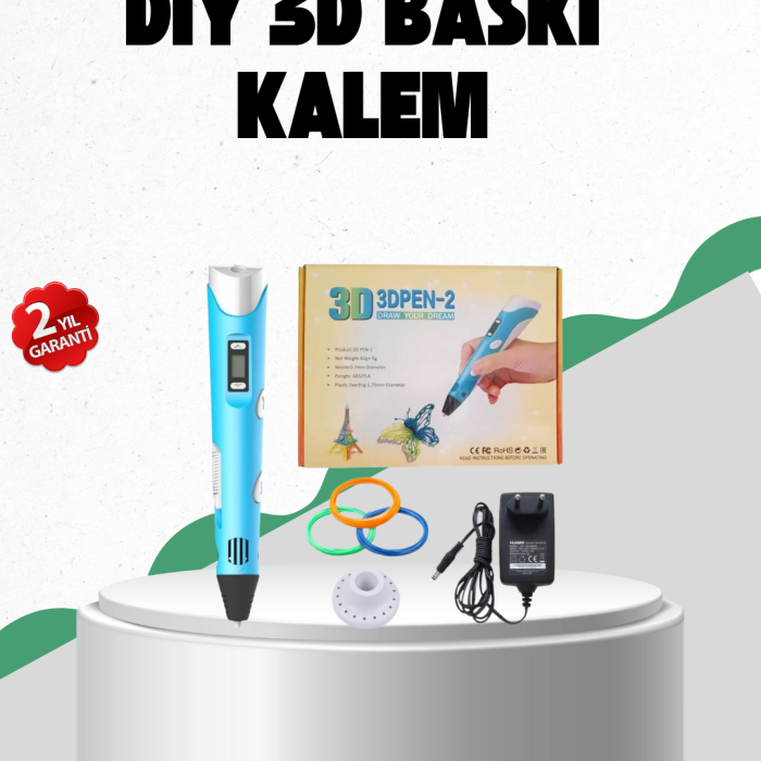 KESGİN MARKET ® Profesyonel ve Hobi İçin 3D Modelleme Kalemi
