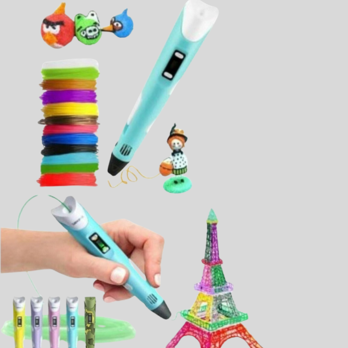 KESGİN MARKET ® Üç Boyutlu 3D Yazıcı Kalem ABS ve PLA Uyumlu