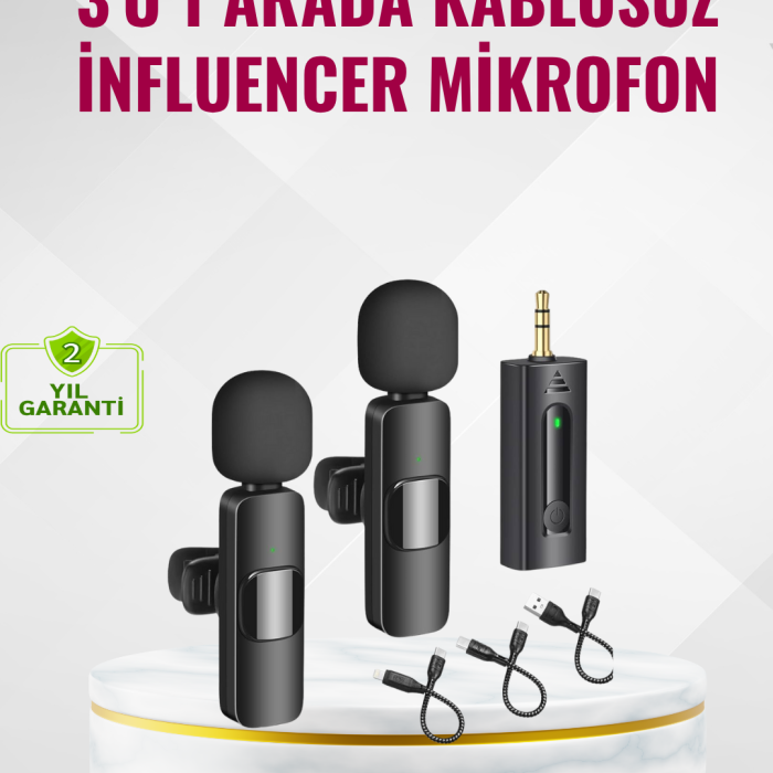 KESGİN MARKET ® Küçük Boyutlu Mikrofon - 8 Saat Kullanım