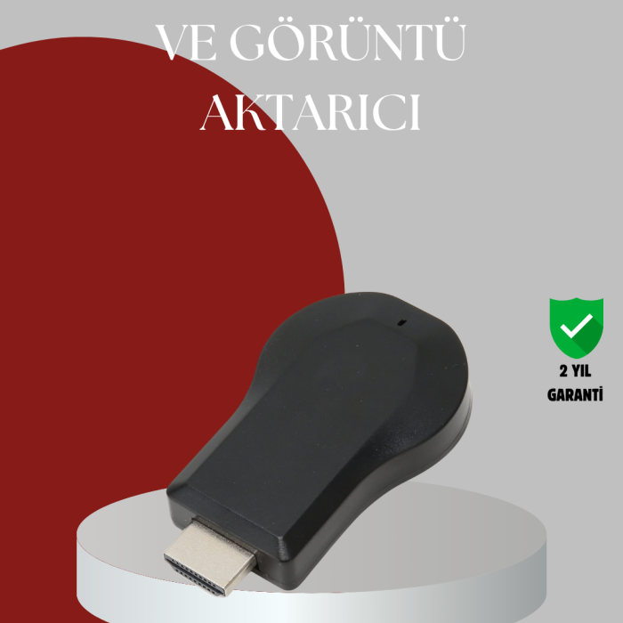 KESGİN MARKET ® AirPlay ve DLNA Destekli Kablosuz HDMI Ekran Paylaşım Cihazı