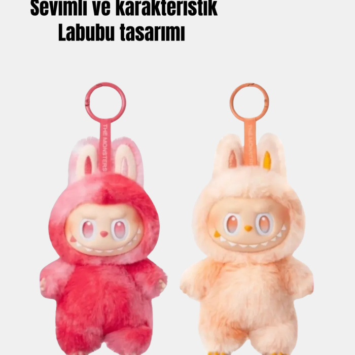 KESGİN MARKET ® Yumuşak Kumaşlı 20 cm Labubu Peluş – 3 Yaş Üzeri Uygun