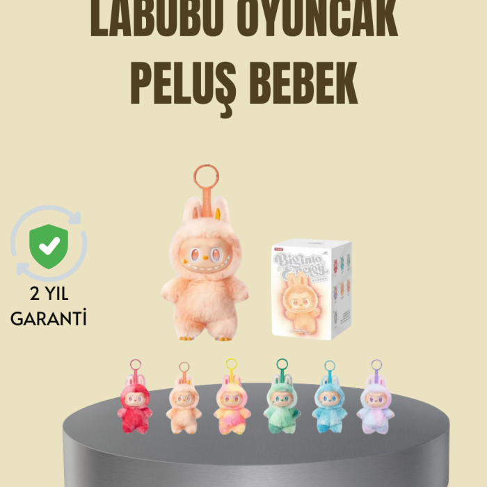 KESGİN MARKET ® Dekoratif Labubu Peluş Figür Oyuncak Yeni Seri