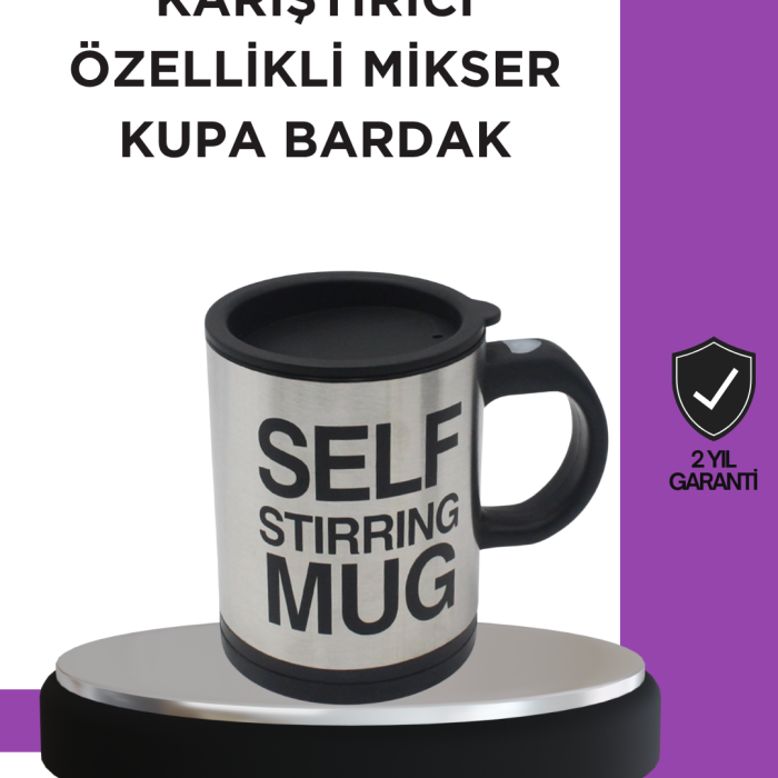 KESGİN MARKET ® Toz İçecekler İçin Hızlı Karıştırma Özellikli Termos Kupa