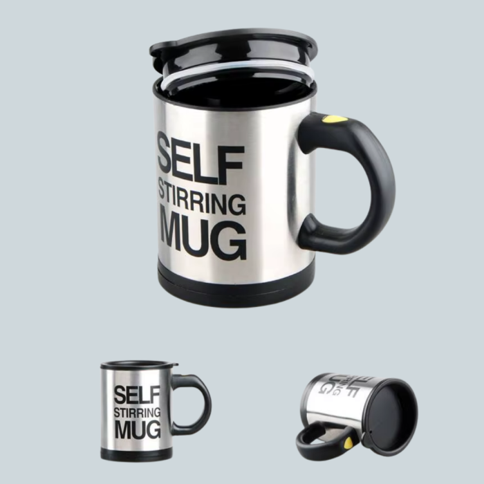 KESGİN MARKET ® Otomatik Karıştırmalı Termos Kupa | USB Şarjlı ve Ergonomik Tasarım