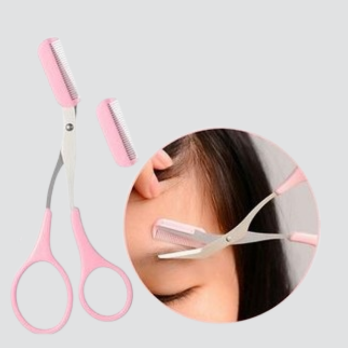 KESGİN MARKET ® Taşınabilir Kaş ve Kirpik Düzenleme Makası – Ergonomik Tasarım