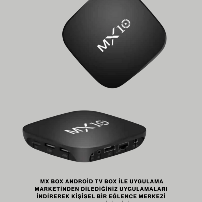 KESGİN MARKET ® 4K UHD Android Medya Oynatıcı 8 GB Hafıza 2 GB RAM Wi-Fi Destekli