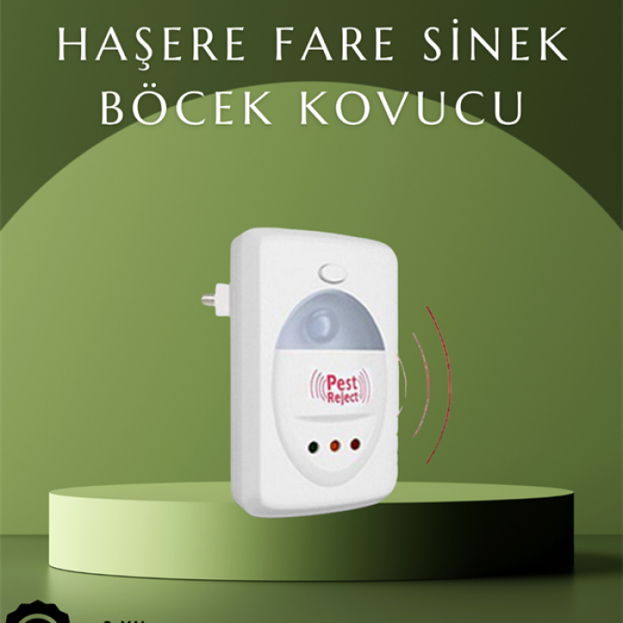 KESGİN MARKET ® Ultrasonik Ses Dalgalarıyla Kimyasalsız Fare ve Böcek Kovucu Cihaz