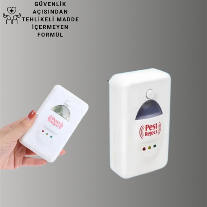 KESGİN MARKET ® Ultrasonik Ses Dalgalarıyla Kimyasalsız Fare ve Böcek Kovucu Cihaz