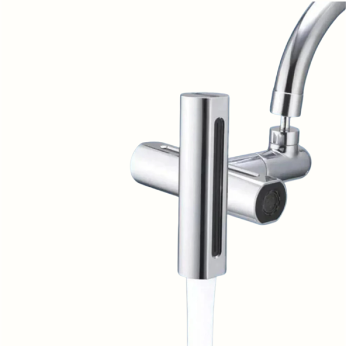 KESGİN MARKET ® Çok Fonksiyonlu Musluk Başlığı | 4 Su Modu | Geniş Uyumlu Adaptör Seti | Mutfak ve Banyo Uyumlu