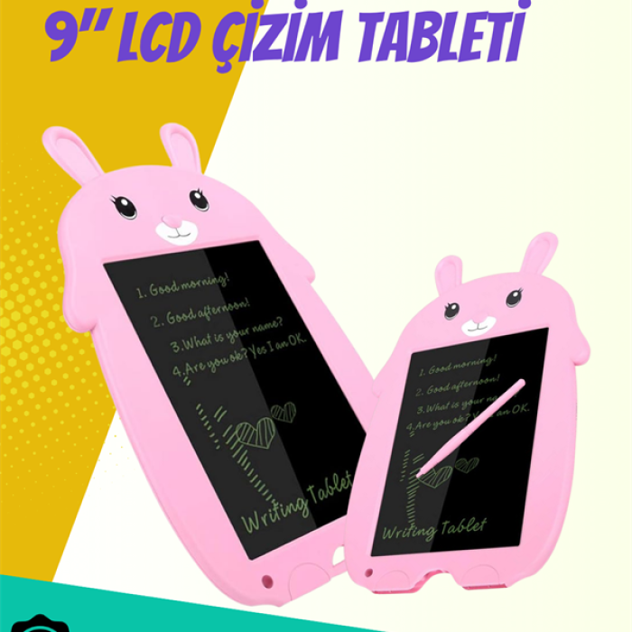 KESGİN MARKET ® Uzun Pil Ömürlü, Kilit Fonksiyonlu Elektronik Yazı Defteri