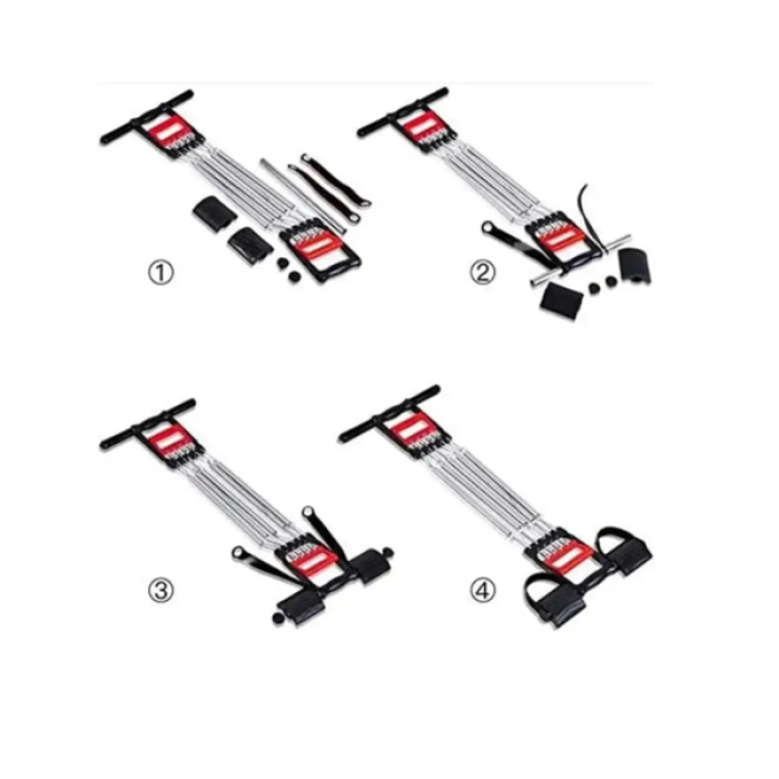 KESGİN MARKET ® Ayarlanabilir Elastik Yaylı Ergonomik Tasarımlı Kas Güçlendirme Seti