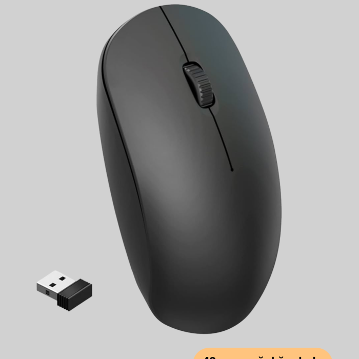 KESGİN MARKET ® Kablosuz Sessiz Mouse – Ayarlanabilir DPI ve USB Bağlantılı