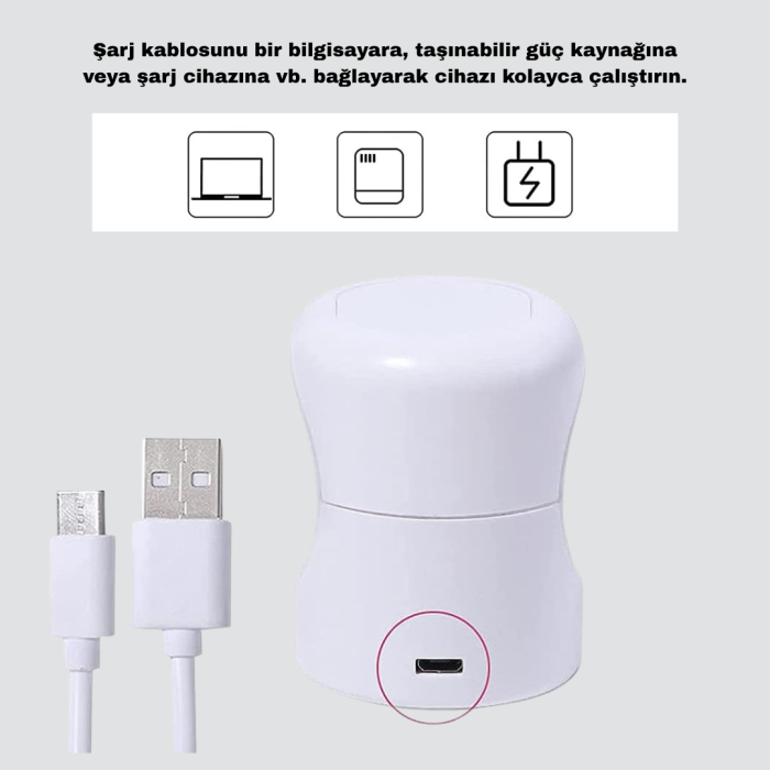 KESGİN MARKET ® UV ve LED Jel Kurutmaya Uygun – Çift Dalga Boylu Mini Kurutucu