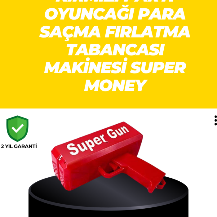 KESGİN MARKET ® Elektrikli Parti Oyuncağı – Para Atan Tabanca