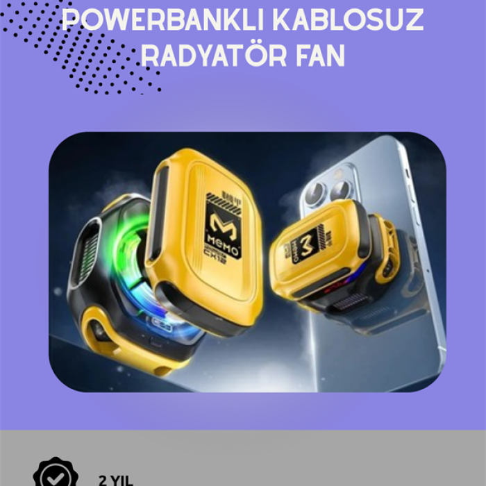 KESGİN MARKET ® Sessiz Çalışan Yarı İletken Telefon Soğutucu | iOS ve Android Uyumlu | 10W Güç