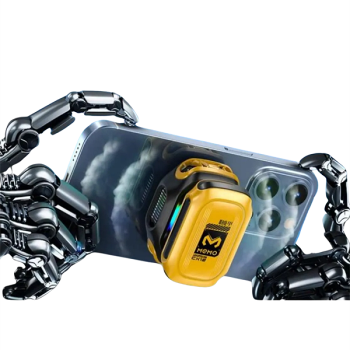 KESGİN MARKET ® RGB Işıklı Girdap Fanlı Mobil Soğutucu | Manyetik Montaj | Type-C Girişli