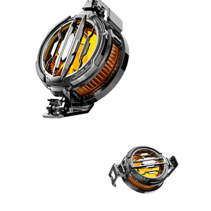 KESGİN MARKET ® LED Işıklı Telefon Soğutucu | Ultra Sessiz Fan | Mıknatıslı ve Aparatlı Bağlantı