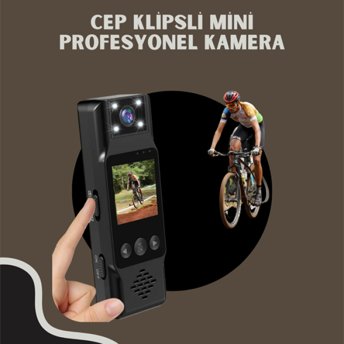 KESGİN MARKET ® WiFi Özellikli Taşınabilir Kamera – 1.3” TFT Ekran, 3MP Fotoğraf, 128GB Kart Desteği