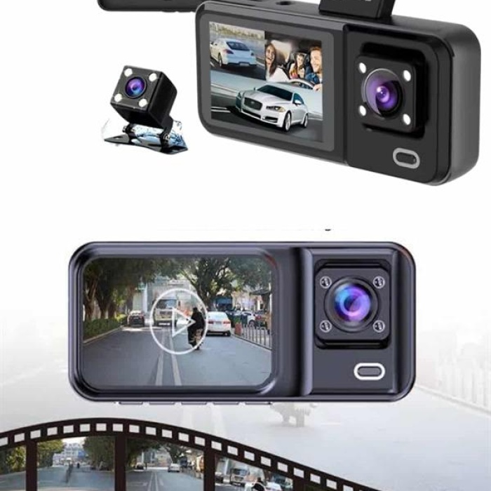 KESGİN MARKET ® Ön ve Arka Kameralı 2 İnç 1080P Full HD DVR Araç İçi Ekran