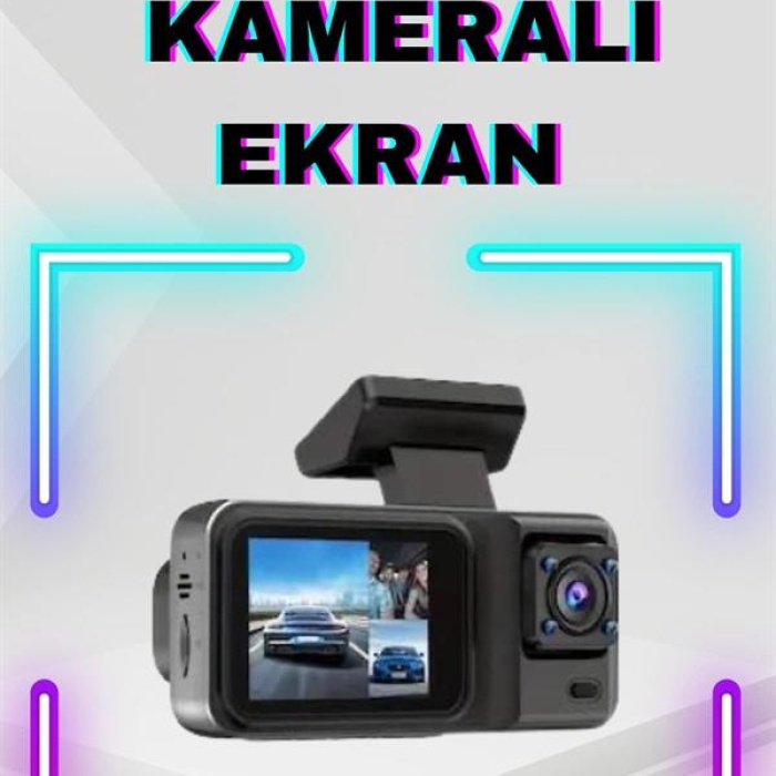 KESGİN MARKET ® 2 İnç Araç İçi Kameralı Ekran 1080P Full HD Kaliteli Hafıza Kart Destekli