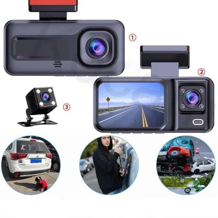 KESGİN MARKET ® 2 İnç Araç İçi Kameralı Ekran 1080P Full HD Kaliteli Hafıza Kart Destekli