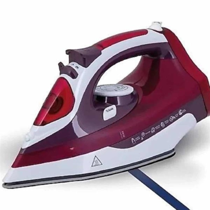 KESGİN MARKET ® Buharlı Kablolu Ütü 2200 Watt Kireçlenme Önleyici Şok Buharlı