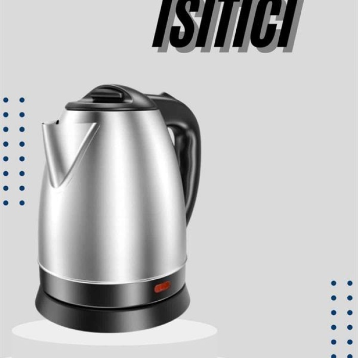 KESGİN MARKET ® Kettle C F Tipi 220-240V Paslanmaz Çelik Elektrik Kablolu Otomatik Kapanma