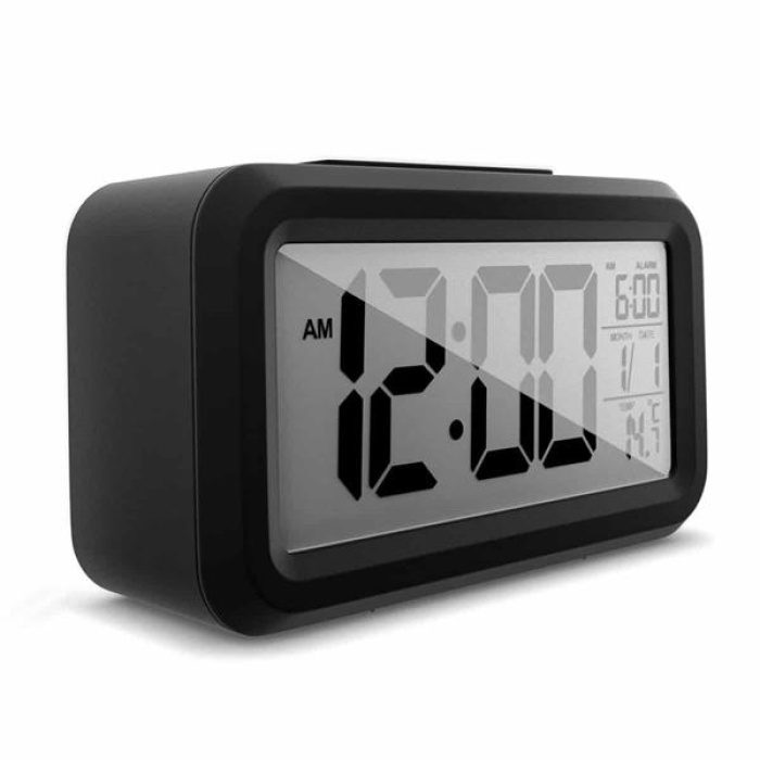 KESGİN MARKET ® Dijital Işıklı Alarmlı Çalışma Masası Ekran Pilli Çalar Saat