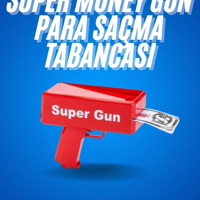 KESGİN MARKET ® Kırmızı Çocuklara Özel Para Fırlatma Makinesi Para Saçma Tabancası