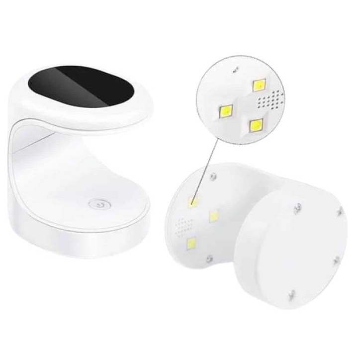 KESGİN MARKET ® Kalıcı Oje Kurutucu Mini UV Işınlı Taşınabilir Hızlı ve Pratik Oje Kurutucu