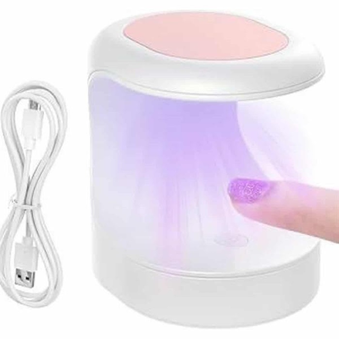 KESGİN MARKET ® Seyehat Tipi Mini Oje Kurutucu Ultraviole Mor Işık Protez Tırnak Kurutucu