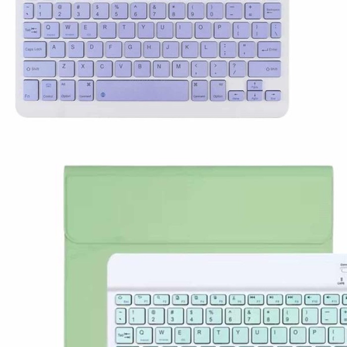 KESGİN MARKET ® Android ve İOS Uyumlu Bluetooth Kablosuz Türkçe Q Klavye Renkli