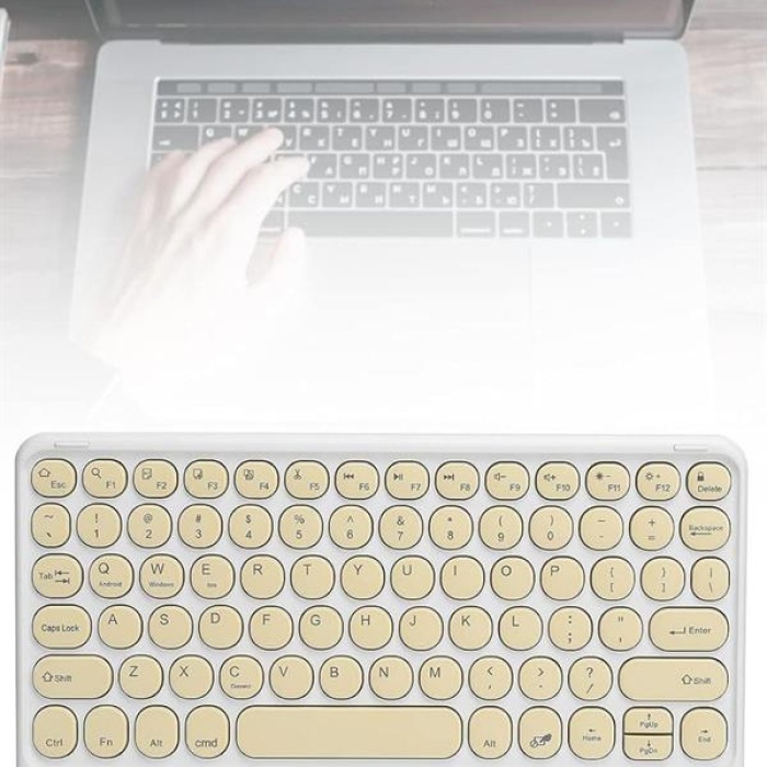 KESGİN MARKET ® Bluetooth Touchpad Klavye 10.9 inch Kablosuz Wifi Q Klavye Slim