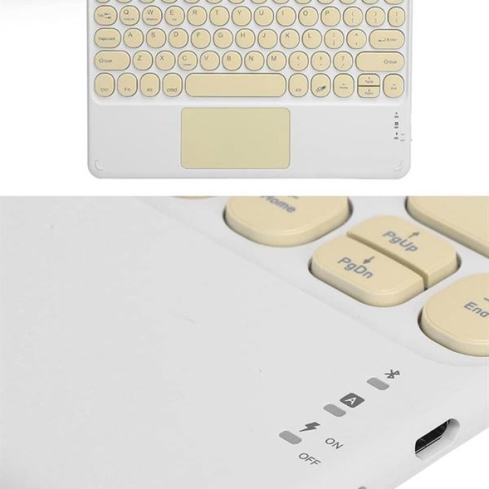 KESGİN MARKET ® Bluetooth Touchpad Klavye 10.9 inch Kablosuz Wifi Q Klavye Slim