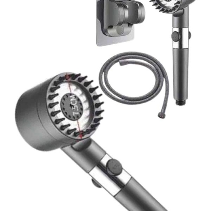 KESGİN MARKET ® Yeni Nesil Duş Başlığı Paslanmaz Çelik Masaj Etkili Ergonomik Tasarım Su Basınçlı