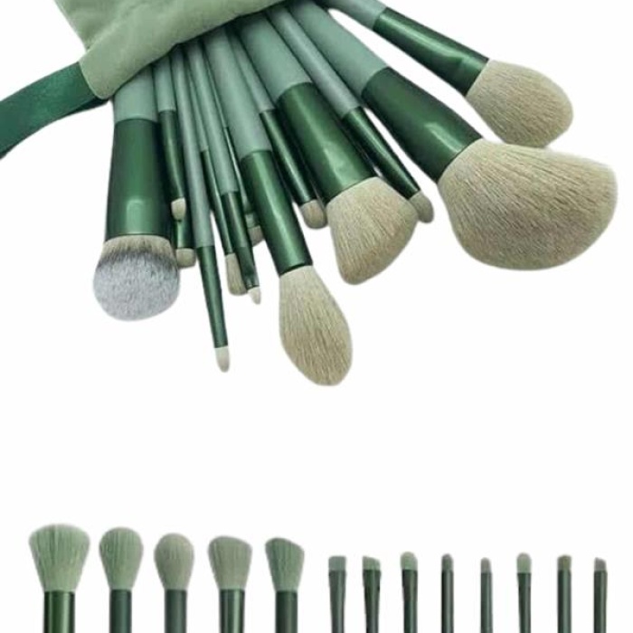 KESGİN MARKET ® 13 Parça Makyaj Fırça Seti Far Kontür Aydnlatıcı Fırçası İz Bırakmaz Hafif ve Yumuşak