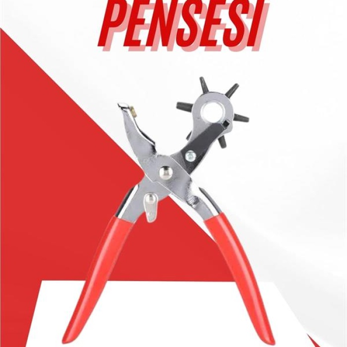 KESGİN MARKET ® Kemer Delme Pensesi 6 Farklı Boyutta Kemer Delici Ev Deri Kemer