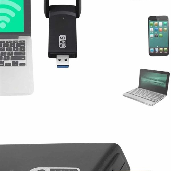 KESGİN MARKET ® Mbps Wifi Alıcı Kablosuz Wifi Adaptörü Çift Band Çift Antenli
