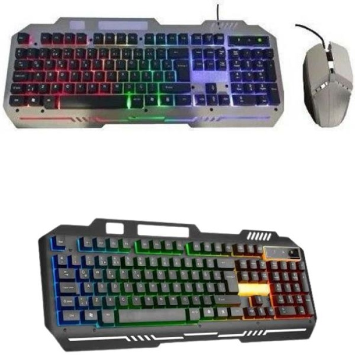 KESGİN MARKET ® RGB Işıklı   Oyuncu Klavye Q Klavye Mouse Hediyeli