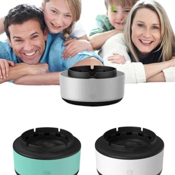 KESGİN MARKET ® Akıllı Kokusuz Küllük Dumanı İçine Çeken Kül Tablası Hava Temizleyici