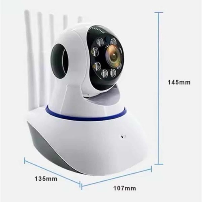 KESGİN MARKET ® Akıllı Gece Görüşlü Sensörlü Wifi Kamera Telefondan Takip Edilebilir