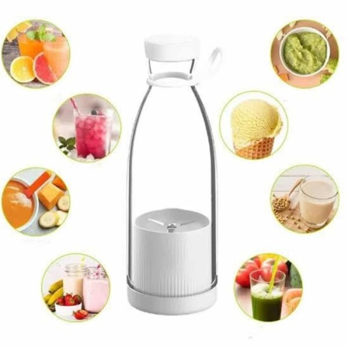 KESGİN MARKET ® Taşınabilir Kablosuz Şarjlı Kişisel Smoothie El Blender Mini Meyve Sıkacağı