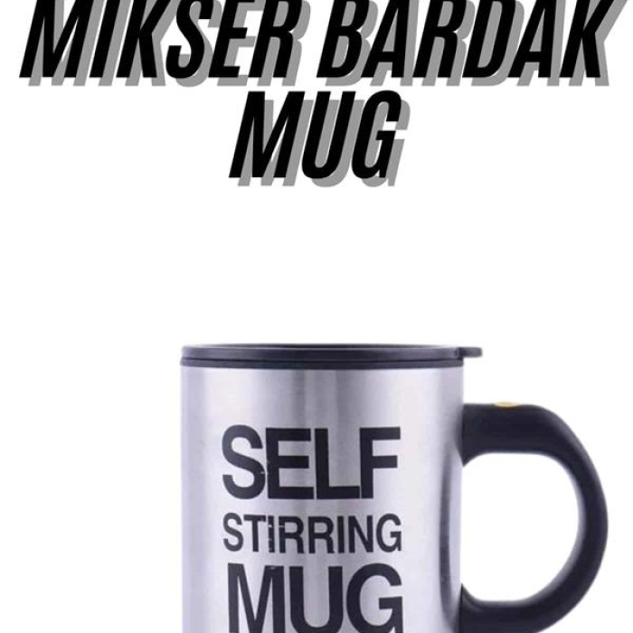 KESGİN MARKET ® Karıştırıcı Özellikli Mikser Kupa Bardak Kompakt Taşınabilir Mug