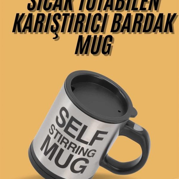 KESGİN MARKET ® Sıcak Tutan Termos Bardak Kendi Kendini Karıştıran Mikser Kupa