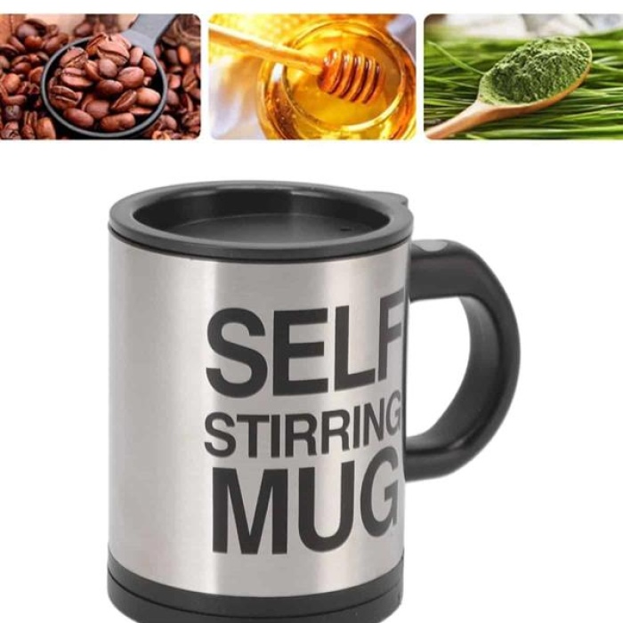 KESGİN MARKET ® Sıcak Tutan Termos Bardak Kendi Kendini Karıştıran Mikser Kupa